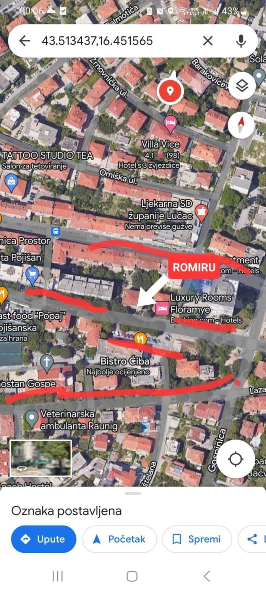Romiru Rooms And Studio Apartment Сплит Екстериор снимка